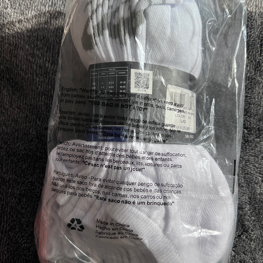 6 pairs White low cut Socks Pack